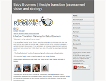 Tablet Screenshot of boomerretirementtransition.com